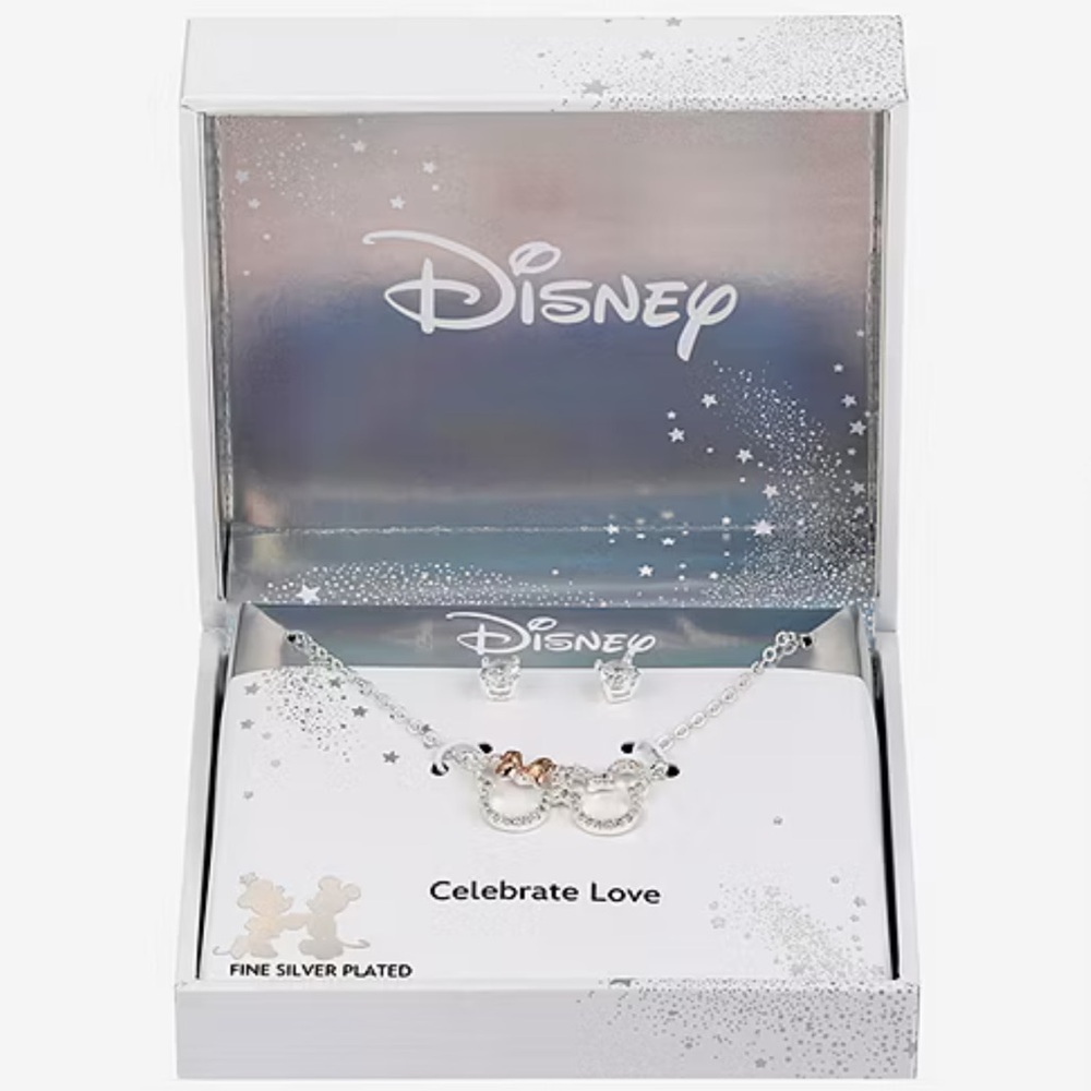 Disney Classics Jewelry | Mickey and Minnie Necklace & Earrings 2 Piece Set - Picture 3 of 9